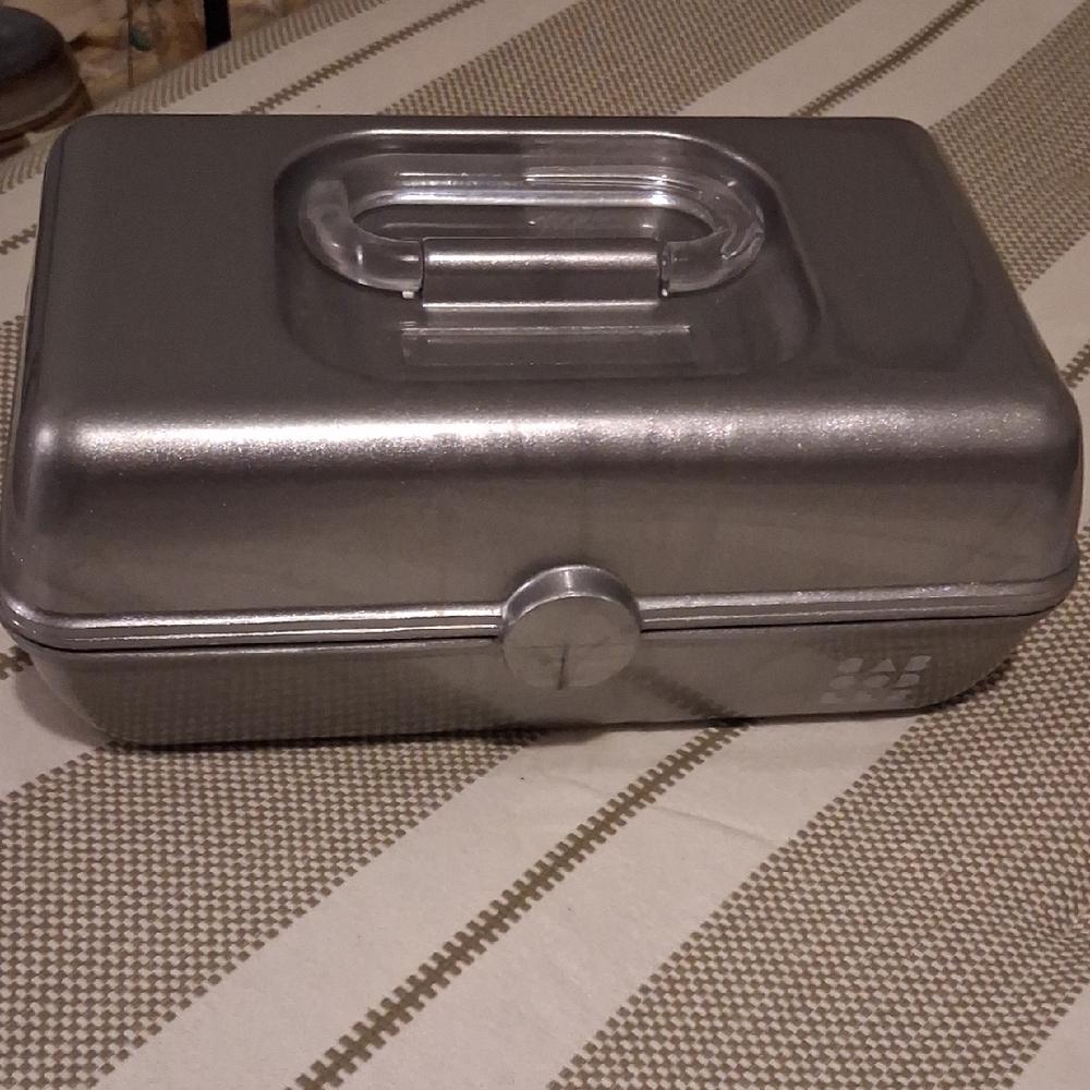 Silver Metal Storage Box